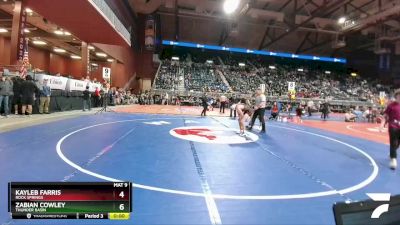 4A-138 lbs Cons. Round 2 - Payton Maggi, Natrona County vs Cole Riesen, Sheridan