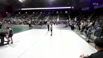 55 lbs Quarterfinal - Knox Bussey, Windy City WC vs Cash Lanham, Bear Cave WC