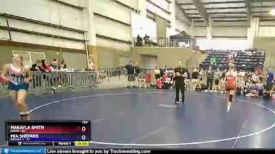 120 lbs Round 2 (6 Team) - Kadence Beck, Idaho vs EMILY SMITH, Nevada 2