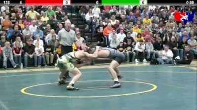 138 lbs dual Logan Mulnix Iowa vs. Nate Skonieczny USA