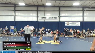 160+ Round 2 - Charlie Wright, McCall Wrestling Club vs Franco Ruano, Suples