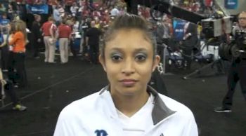 Vanessa Zamarripa on scoring 39.775 AA for UCLA in Super Six