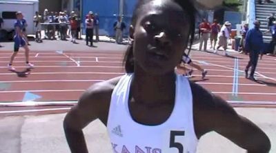 Diamond Dixon Rocks Performances on home stage 2012 Kansas Relays