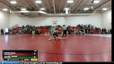 138 lbs Cons. Round 3 - Tayte Tahja, Eaglecrest A vs Kaleel Hmami, Northfield