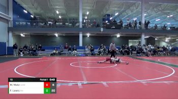 70 lbs Round 2 (6 Team) - Finn Leary, Bishop Watterson vs Mason Motz, Carrollton