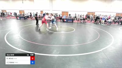 110 kg Rnd Of 16 - Ryan Miret, Miami Wrestling Club vs Chase Baker, Takedown Express Wrestling Club