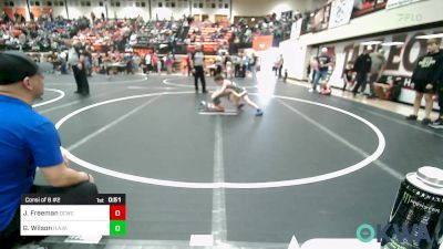 67 lbs Consi Of 8 #2 - Gage Wilson, R.A.W. vs Judd Freeman, Dark Cloud Wrestling Club