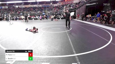 64 lbs Round Of 16 - Peyton Foos, Nixa Youth Wrestling vs Lincoln Booth, Sebolt Wrestling Academy