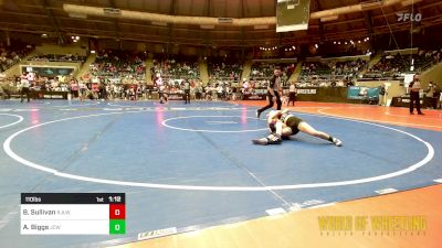 110 lbs Round Of 16 - Brynlyn Sullivan, R.A.W. vs Ariel Biggs, Jackson County Wrestling Club