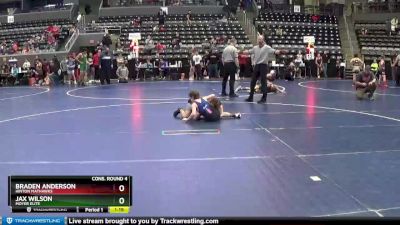 85 lbs Cons. Round 4 - Jax Wilson, Moyer Elite vs Braden Anderson, Hinton Mathawks