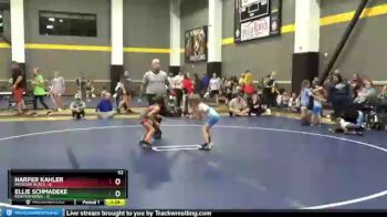 52 lbs Placement - Harper Kahler, Missouri Black vs Ellie Schmadeke, FEWTeamIowa