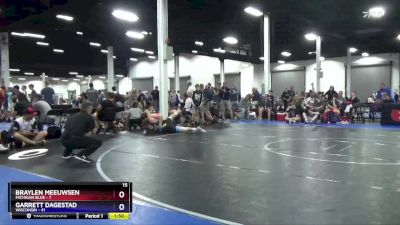 250 lbs Semis & 1st Wrestleback (8 Team) - Braylen Meeuwsen, Michigan Blue vs Garrett Dagestad, Wisconsin