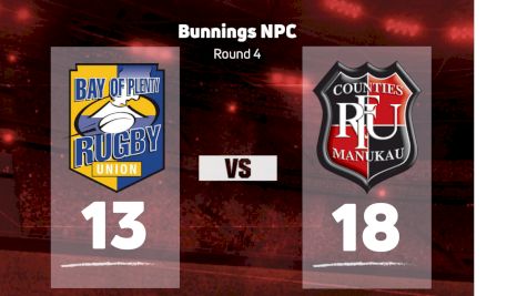 2022 Bay of Plenty vs Counties Manukau