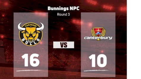 2022 Taranaki vs Canterbury
