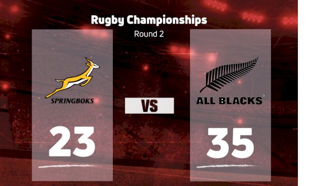 2022 South Africa vs New Zealand All Blacks