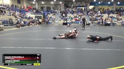 150 lbs Cons. Round 3 - Conrad Brady, Landon School vs Chase Pitruzzella, Gilman School