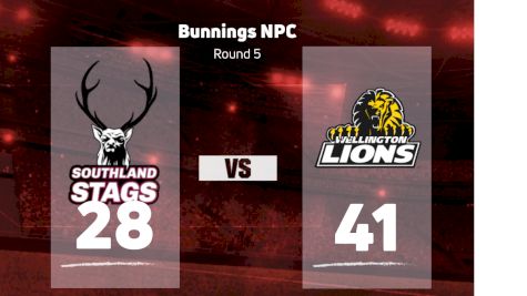 2022 Southland vs Wellington