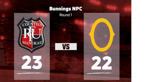 2022 Counties Manukau vs Otago