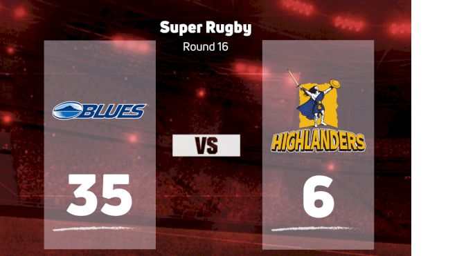 2022 Blues vs Highlanders