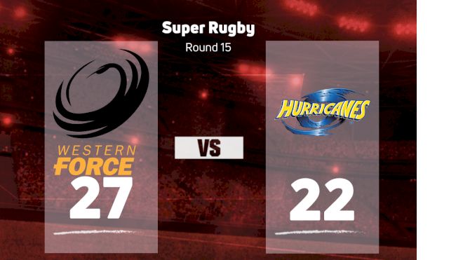 2022 Western Force vs Hurricanes