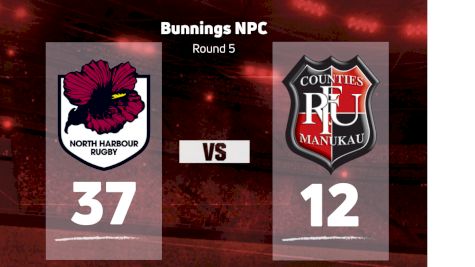 2022 North Harbour vs Counties Manukau