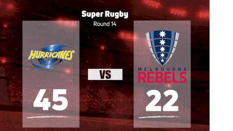 2022 Hurricanes vs Melbourne Rebels