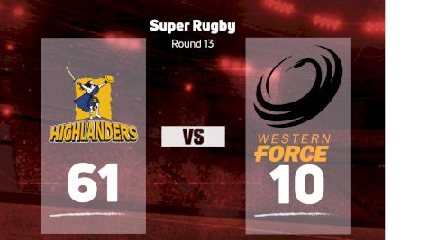 2022 Highlanders vs Western Force