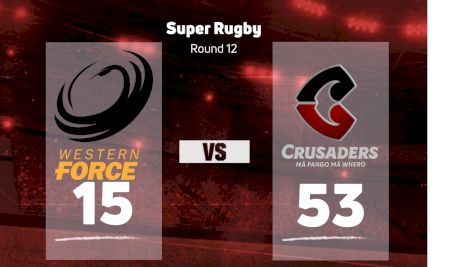 2022 Western Force vs Crusaders