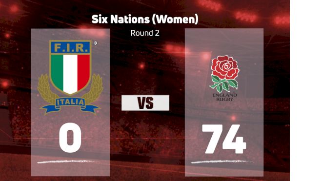 2022 Italy vs England - Women's