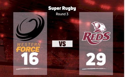 2022 Western Force vs Queensland Reds