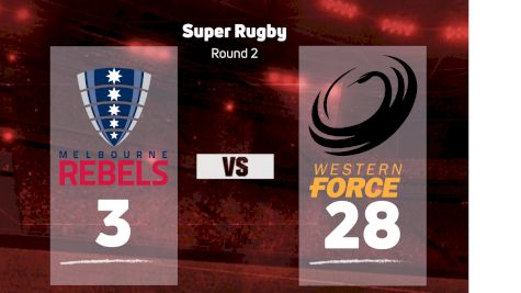 2022 Melbourne Rebels vs Western Force