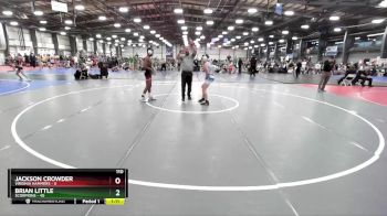 110 lbs Rd# 7- 10:45am Saturday Final Pool - Jackson Crowder, Virginia Hammers vs Brian Little, Scorpions