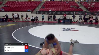 52 kg Cons 8 #1 - Liam Carey, Sarbacker Wrestling Academy vs Paul Ruiz, California