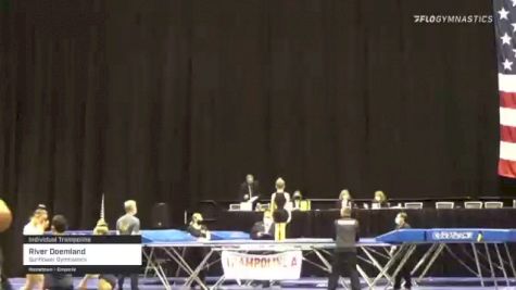 River Doemland - Individual Trampoline, Sunflower Gymnastics - 2021 USA Gymnastics Championships