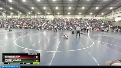 59 lbs Cons. Round 3 - Baylor Nelson, Delta Wrestling Club vs Camden Lawson, Sons Of Atlas