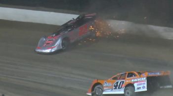 Chris Ferguson Backs Into The Wall Hard At Eldora