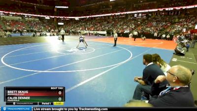 D1-152 lbs Quarterfinal - Brett Skaug, Brookfield East vs Caleb Dennee, Marshfield