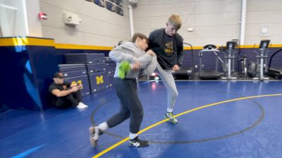 Nate Jesuroga & Ryder Block Drill Before WNO Weigh Ins