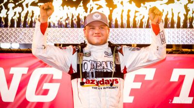 Hudson O'Neal Parks It In Eldora Victory Lane During World 100 Prelim