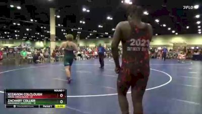 220 lbs Round 1 (6 Team) - Zachary Collier, Greenwave Grapplers vs X?zavion Colclough, Social Circle Black