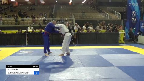 JEFFREY GASPAR vs NORMAN MICHAEL HANSON 2024 Pan Jiu Jitsu IBJJF Championship