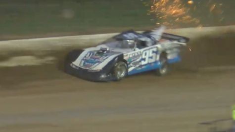 Jerry Bowersock Slams The Wall During World 100 Friday Qualifying
