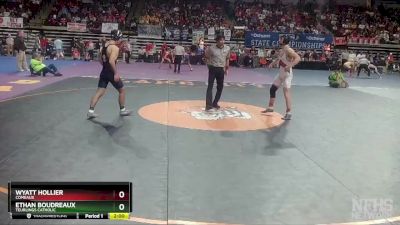 D 2 138 lbs Semifinal - Ethan Boudreaux, Teurlings Catholic vs Wyatt Hollier, Comeaux