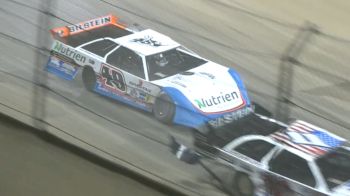 Debris Flies Right Through Jonathan Davenport's Car At The World 100