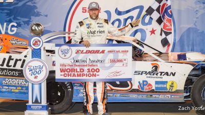 Jonathan Davenport Captures Fifth World 100 In Seven Years