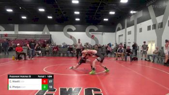 105 lbs Placement Matches (8 Team) - Grady Phelps, Elite Ath Club WE vs Cadon Waatti, Legacy National