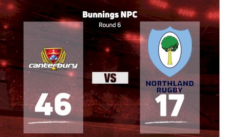 2022 Canterbury vs Northland