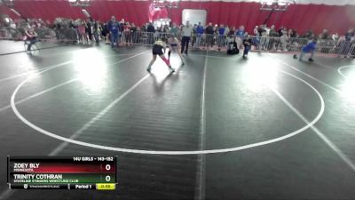 143-152 lbs Round 1 - Zoey Bly, Minnesota vs Trinity Cothran, Stateline Stingers Wrestling Club