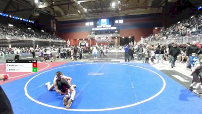 130 lbs Rr Rnd 3 - Parker Anderson, Sturgis Youth WC vs Logan Brome, Cowboy Kids