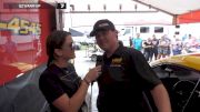 Troy Coughlin Jr Warms Up His Pro Stocker And Chats With FloRacing's Courtney Enders LIVE From the US Nationals